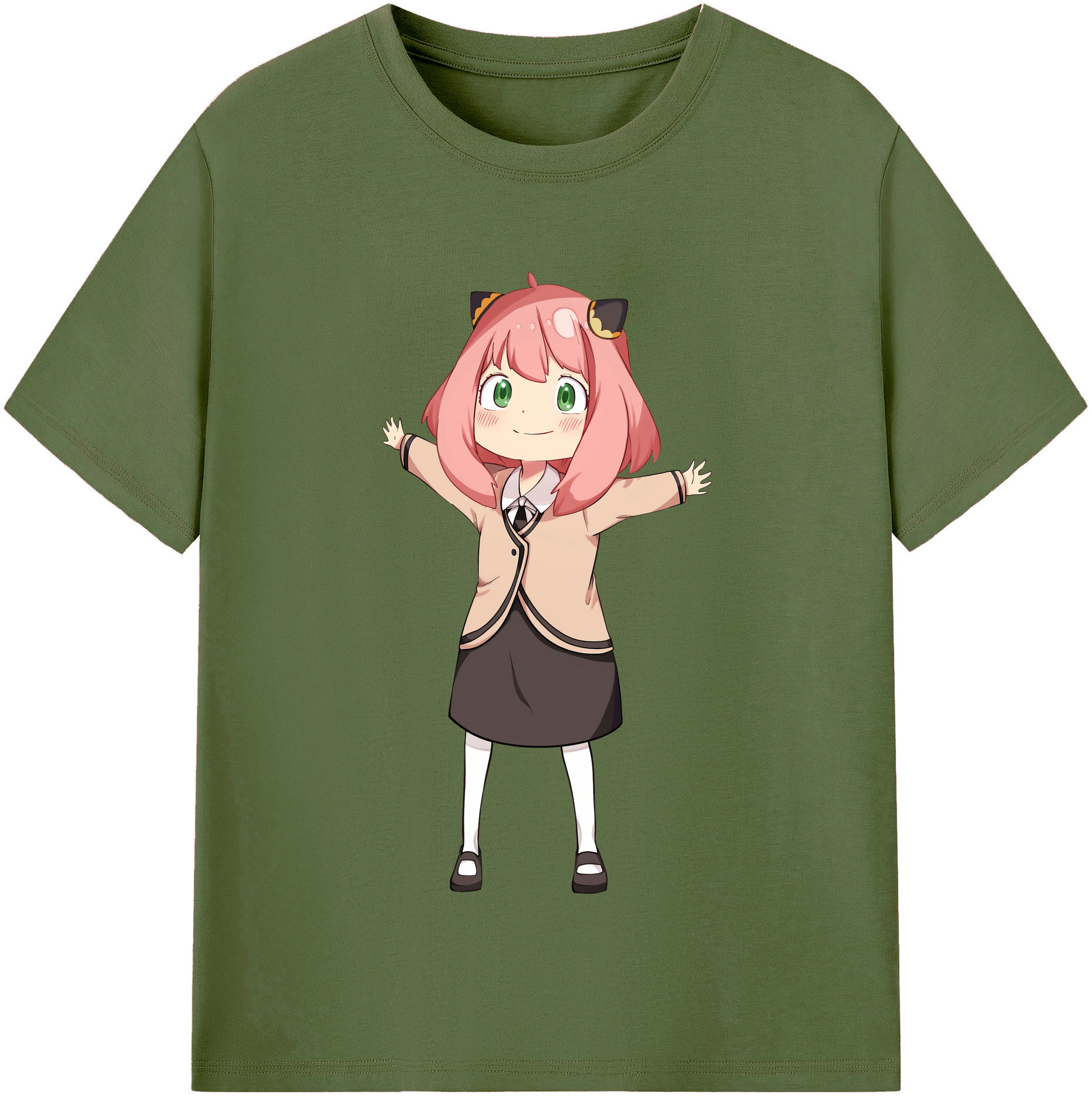 （画像用） SPY×FAMILY间谍家家酒 綿100％半袖Tシャツ（フロントプリント）
